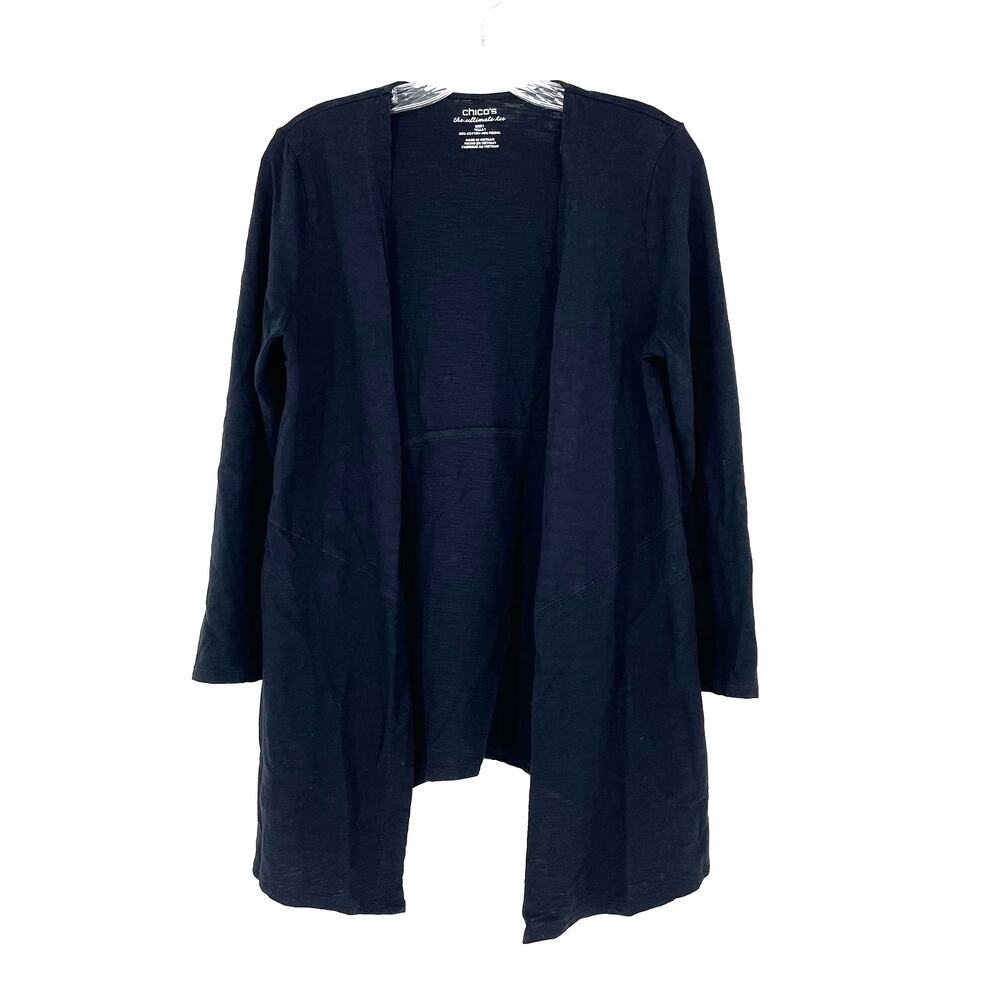 Chico's Open Front Cotton Modal Cardigan Size Large